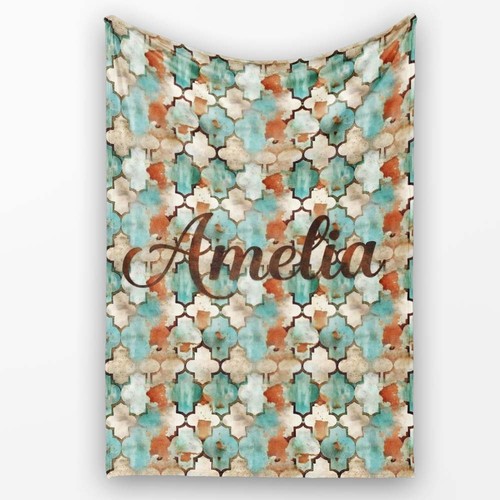 Soft fleece blanket abstract - soft,