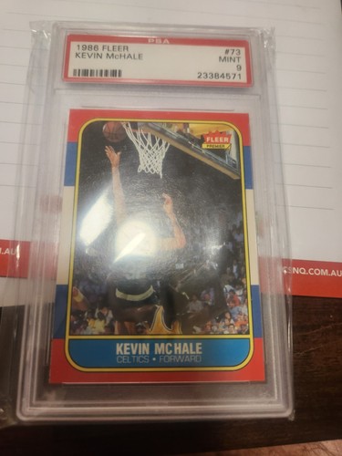 Fleer 1986 kevin mchale - kevin, #73