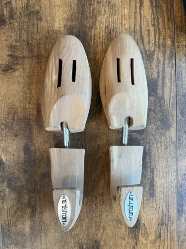 Pair cedar wood shoe - cedar, trees