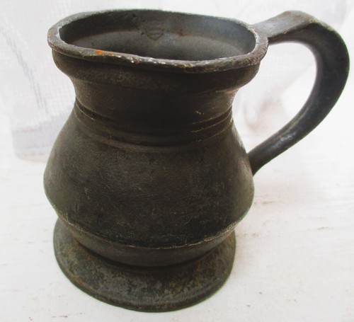 Pewter measure gill 19th - 1/4,
