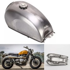 Retro Universal Motorbike Fuel Tank 9L Capacity for Custom Project Street Bike
