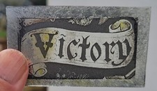 Stained Glass Victory glass church window fragment