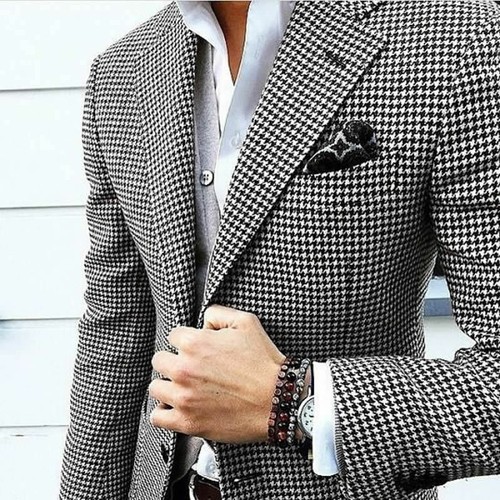 Men checked jacket - men's,