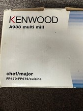 KENWOOD CHEF Spice Mill A938 Chopper Attachment
