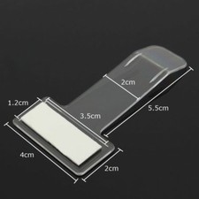 3Pcs Car Vehicle Parking Ticket Permit Clip Sticker Holder Windscreen Window UK