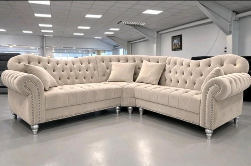 Elegance beige chesterfield - elegance,