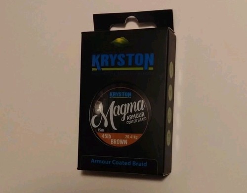 Kryston magma 45lb brown braid - kryston,