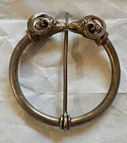 Peninsular silver brooch