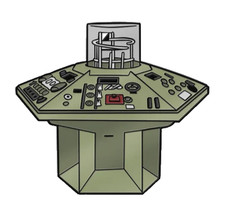 DR WHO 3RD THIRD DOCTOR TARDIS