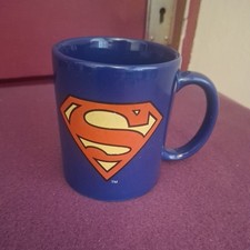 Large Blue Mug With Superman