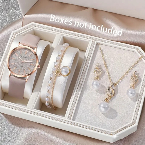 Watch and 5pcs - jewellery, set