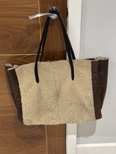 Zara Brown and Beige Faux
