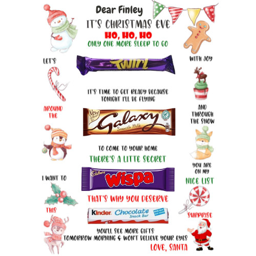 Personalised christmas eve - christmas,