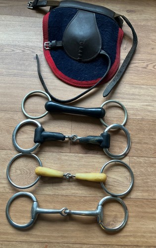 Bundle job lot snaffles - 4, bits