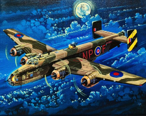 Handley page halifax bomber - handley,