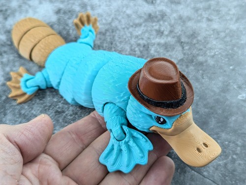 Duck billed platypus - duck-billed,