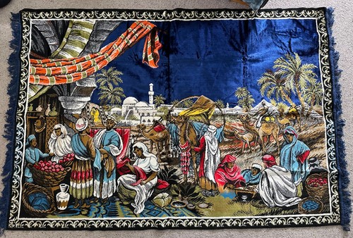 Velvet tapestry wall rug - wall,