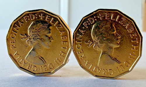Vintage three penny piece - vintage,