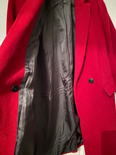 Zara red coat size small - red,