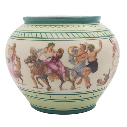 Vintage greek porcelain vase - vintage,
