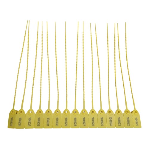 100x 25cm yellow numbered - yellow,