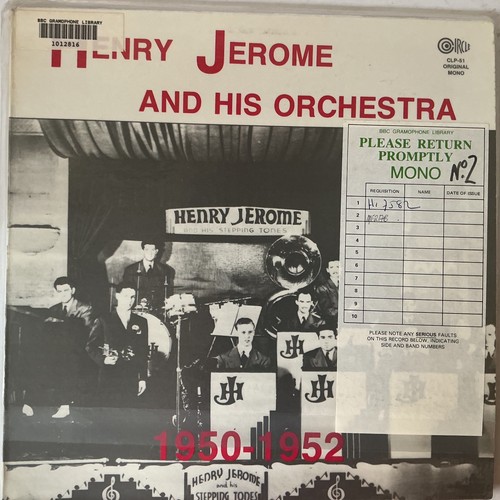 Henry jerome orchestra - jerome,