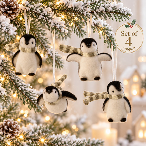Penguin christmas tree - penguin,