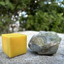 Rough peridot crystal -