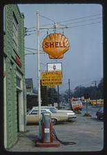 Shell Gasoline sign