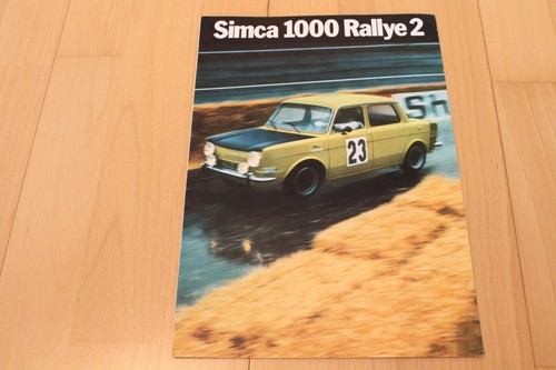 Brochure simca 1000 - simca,