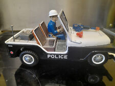 Vintage 1960s TN Nomura Mystery Action Turn-O-Matic Police Gun Jeep