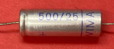 500uF 25V  AXIAL- NOS: WIMA - 12.5mm x 36mm