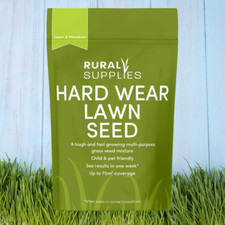 Hard Wear Grass Seed Garden Lawns Sport Fields Paddocks Tough Fast Growing