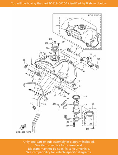 Yamaha bolt with washer - bolt,,
