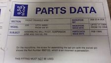 Peugeot 205 309 parts data