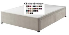 Divan sprung edge top bed base only.Box spring devan storeage drawers draws.