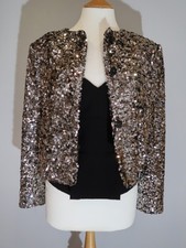 ZARA SEQUIN JACKET FESTIVE