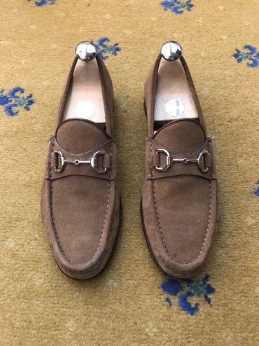 Gucci loafers shoes suede - loafers,