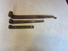 3 x wrought iron barn door hinges.