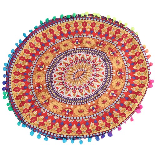 Indian mandala floor round - 2x(indian,