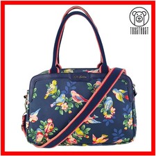 Cath Kidston Samson Shoulder Bag Cross Body Spring Birds Floral Oilcloth CQ29