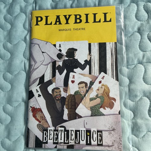 Beetlejuice playbill with ace - beetlejuice,