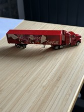 Coca Cola artic Lorry Truck Christmas Holidays Moravia Propag approx 18cm Boxed