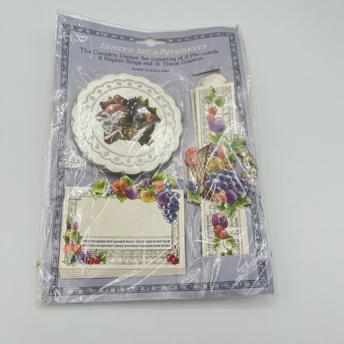 Vintage paperways dinnerset - vintage,