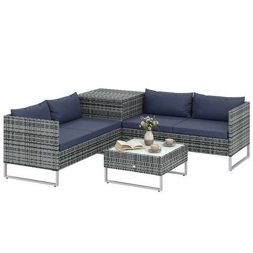 Outsunny rattan garden - rattan,