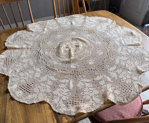 Vintage table ware crochet - vintage,,