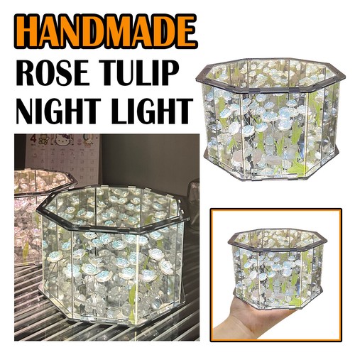 Diy tulip rose mirror - diy,