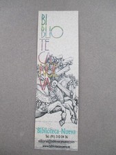 Art BOOKMARK Horses Biblioteca Nueva Spanish Publishing House Advertising