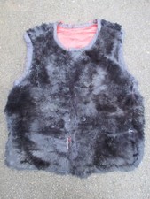 Victorian Edwardian Fur Jerkin Top Teenager Vintage Old Viking Reenactment