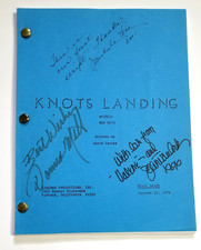 Knots Landing cast SIGNED